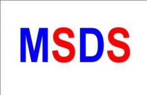 Chemical safety data sheet (MSDS)